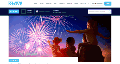 Desktop Screenshot of klove.com